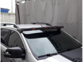 Козырек для Volkswagen Amarok на лобовое стекло с светодиодными фонарями (алюминий, пластик), изображение 2